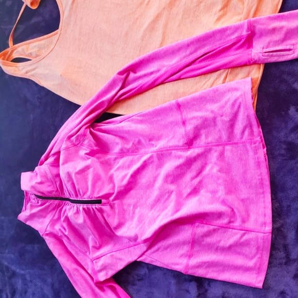 CLOSET CLOSING! ALL BUNDLES NEGOTIABLE! Champion jacket long sleeve coat w tank - Picture 2 of 14